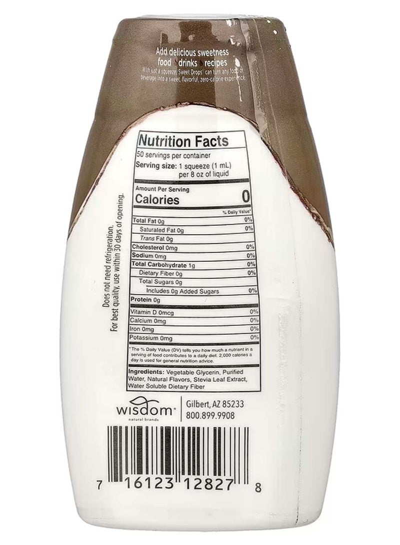 سويت ليف محلي ستيفيا طبيعي بنكهة جوز الهند – خالي من السكر ويدعم الحمية – 50 مل - Image 2